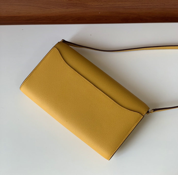 Hermes Constance Long To Go Wallet Yellow HCG201