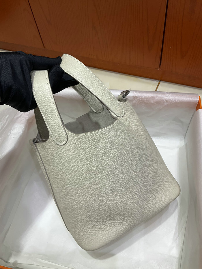 Hermes Picotin Lock 22 Tote Bag Craie HP04201