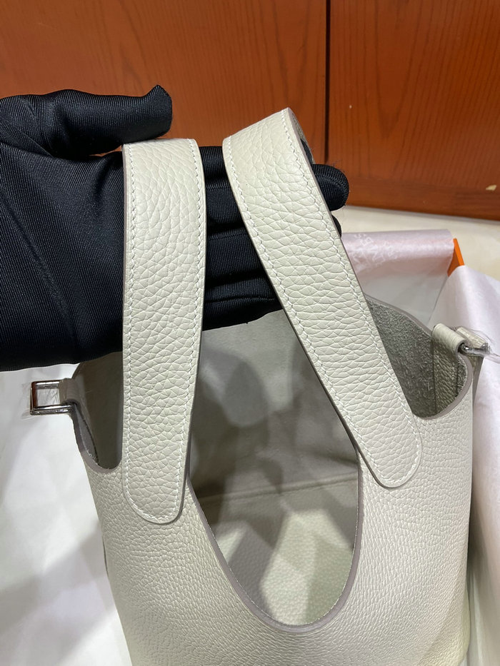 Hermes Picotin Lock 22 Tote Bag Craie HP04201