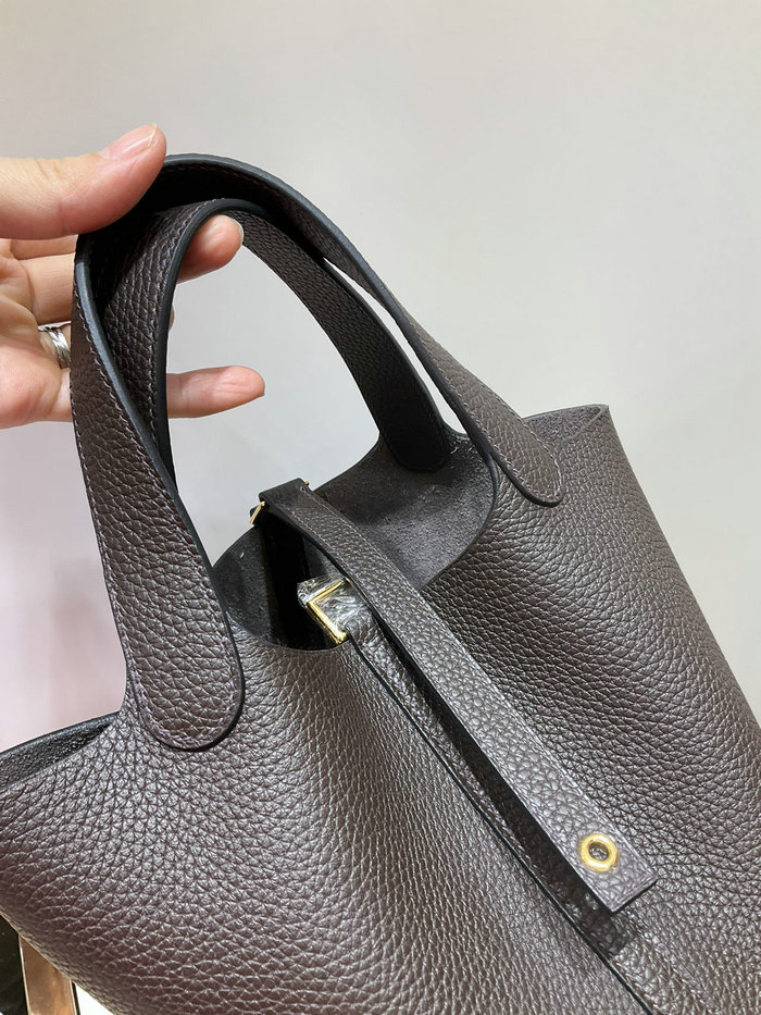 Hermes Picotin Lock 22 Tote Bag EBONE HP04201