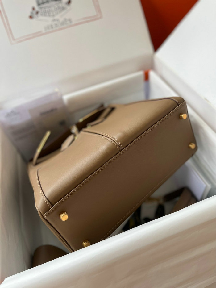 Hermes Swift Leather Kelly Lakis Bag Beige de weimar KL2832