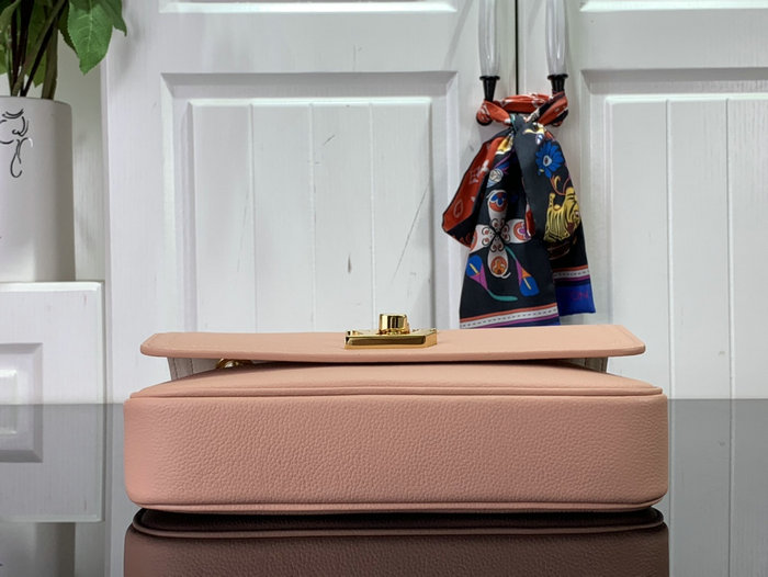 Louis Vuitton LockMe Chain Bag East West Pink M22303