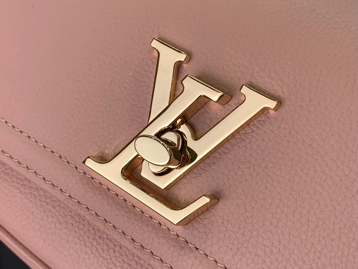 Louis Vuitton LockMe Chain Bag East West Pink M22303