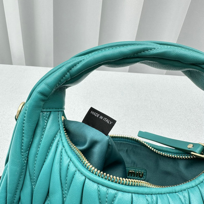 Miu Miu Wander Hobo Bag Green M5518