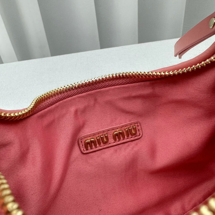 Miu Miu Wander Hobo Bag Peach M5518