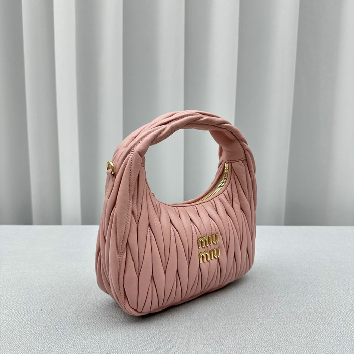 Miu Miu Wander Hobo Bag Pink M5518