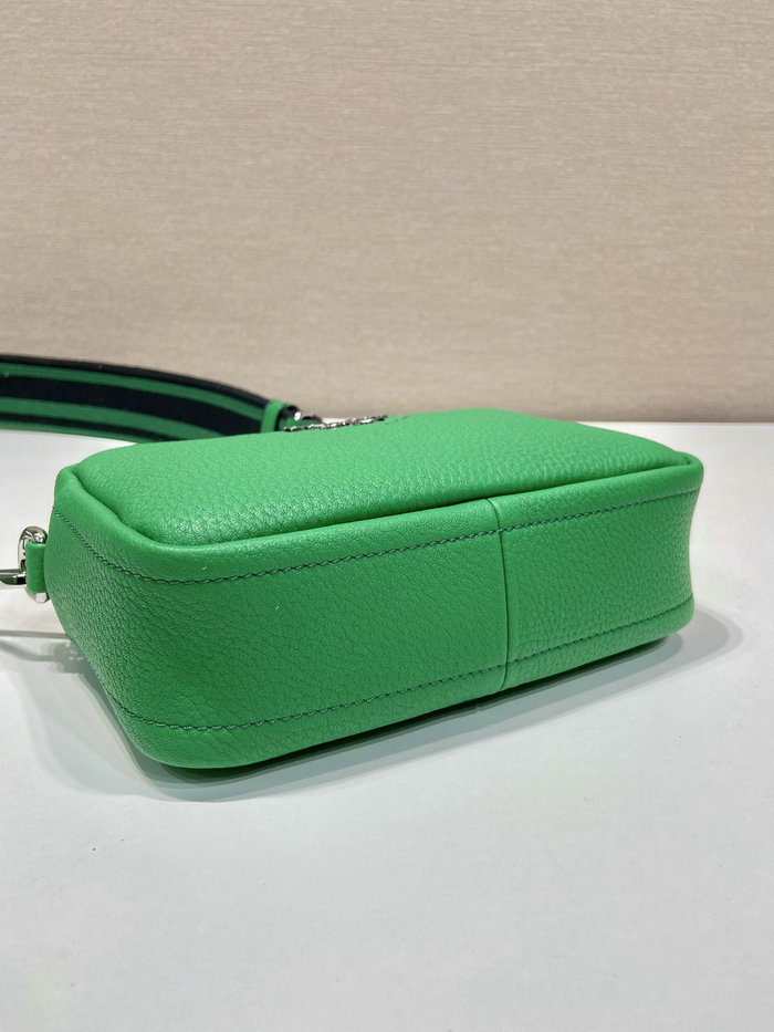 Prada Calfskin Shoulder Bag Green 1BH192