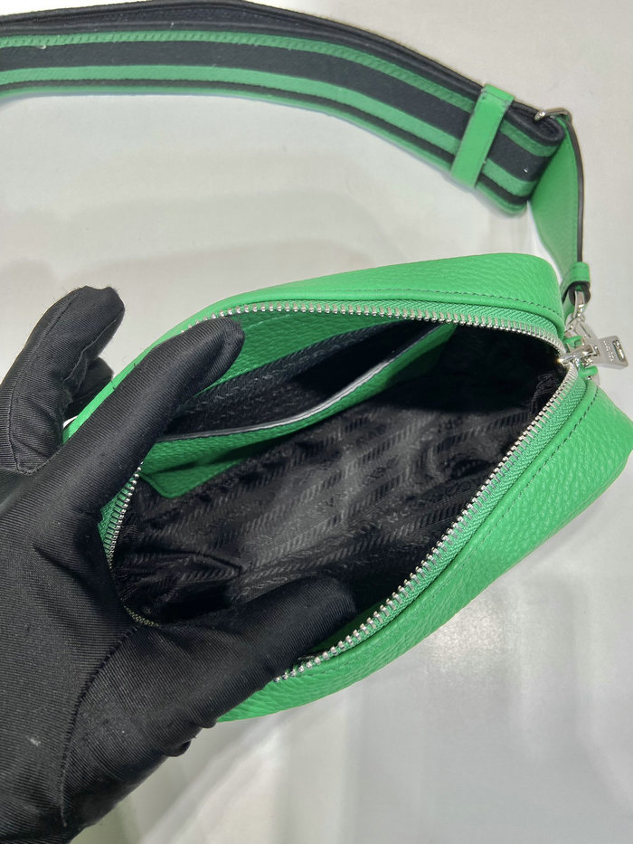 Prada Calfskin Shoulder Bag Green 1BH192