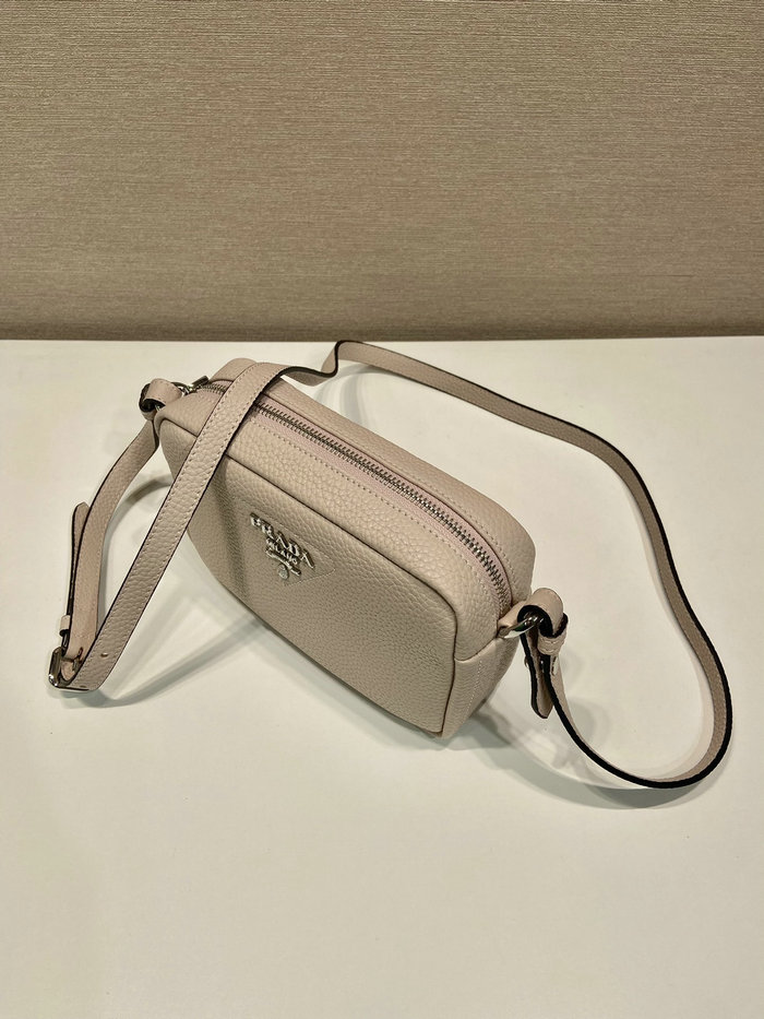 Prada Calfskin Shoulder Bag Pink 1BH192