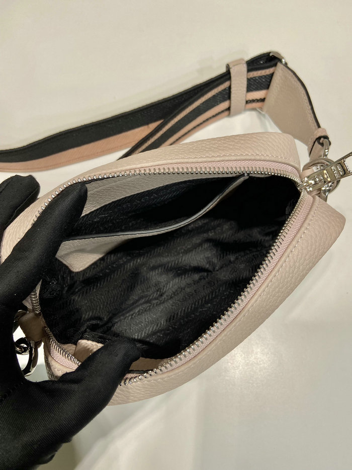 Prada Calfskin Shoulder Bag Pink 1BH192