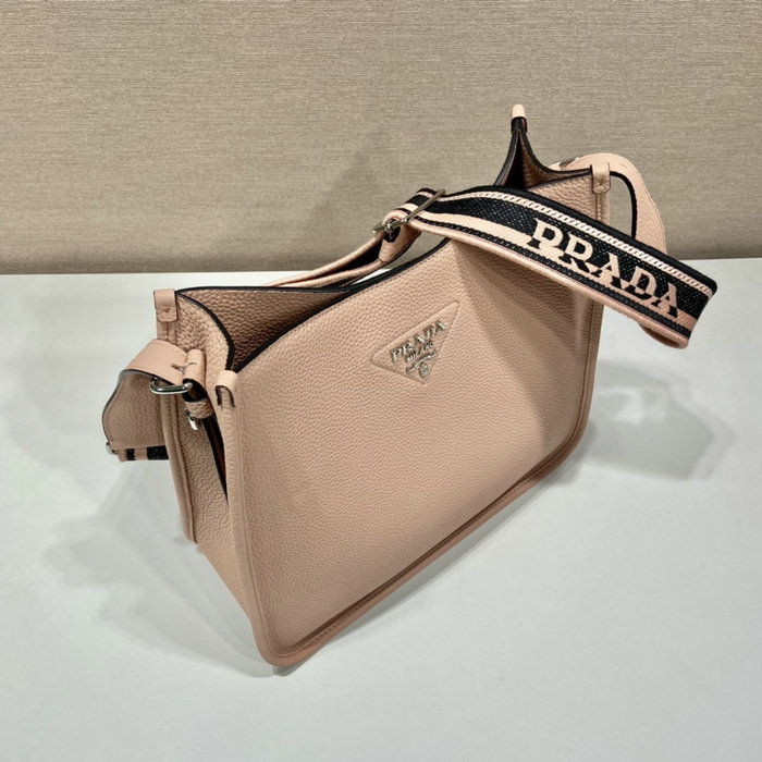 Prada Leather Shoulder Bag Pink 1BC073