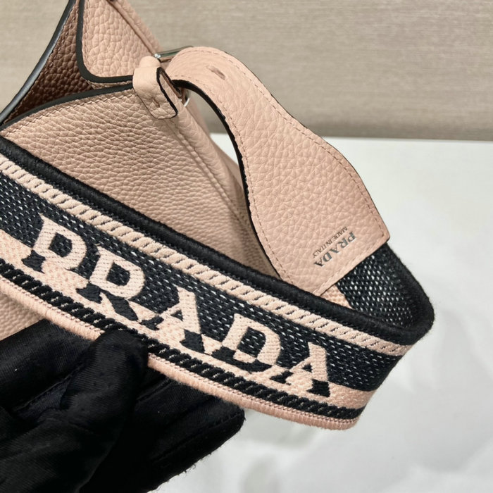 Prada Leather Shoulder Bag Pink 1BC073