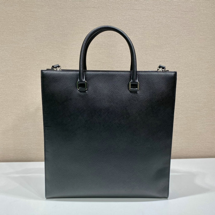 Prada Saffiano Leather Tote Bag Black 2VG084