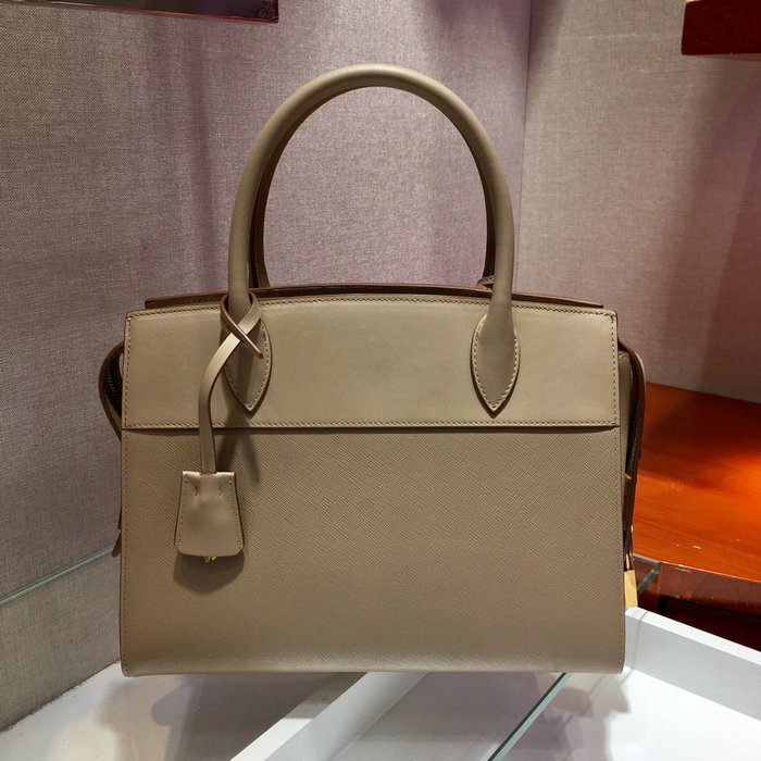 Prada Saffiano leather Tote Bag Beige lBA046