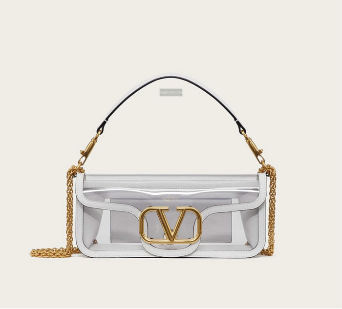 Valentino Garavani Loco shoulder bag White V6035