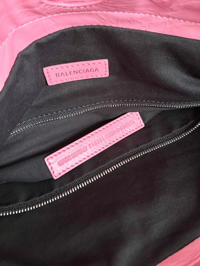 Balenciaga Crush Medium Tote Bag Pink B742941