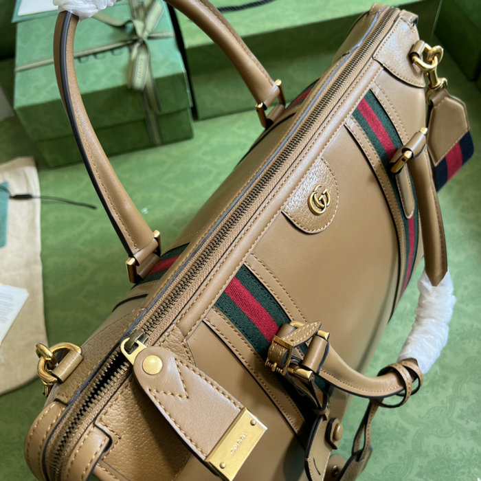 Gucci Bauletto Extra Large Duffle Bag Brown 715671