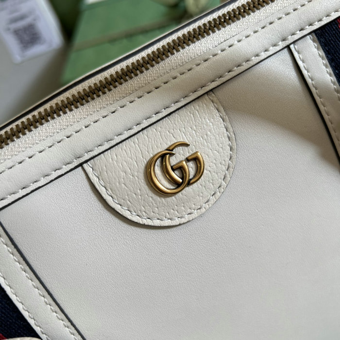 Gucci Bauletto Extra Large Duffle Bag White 715671