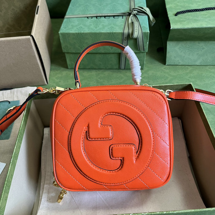 Gucci Blondie top handle bag Orange 744434