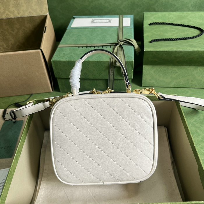 Gucci Blondie top handle bag White 744434