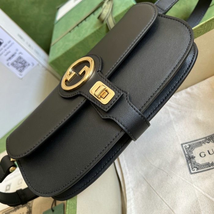 Gucci Leather Blondie belt bag black 718154