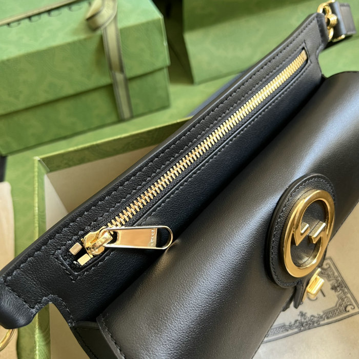 Gucci Leather Blondie belt bag black 718154