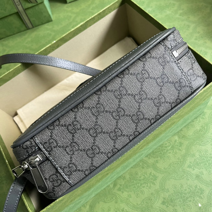 Gucci Ophidia small shoulder bag with Web Grey 739392