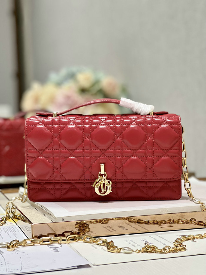 MISS DIOR MINI BAG Red D0980