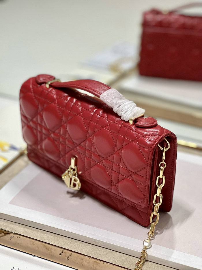 MISS DIOR MINI BAG Red D0980