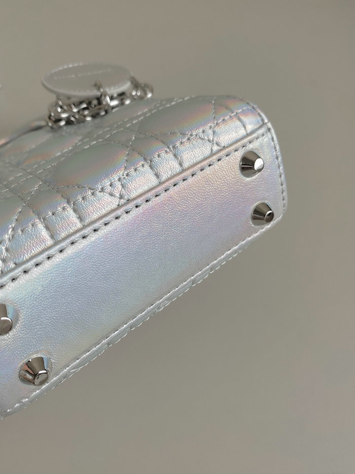 Micro Lady Dior Lambskin Top Handble Bag DM3305