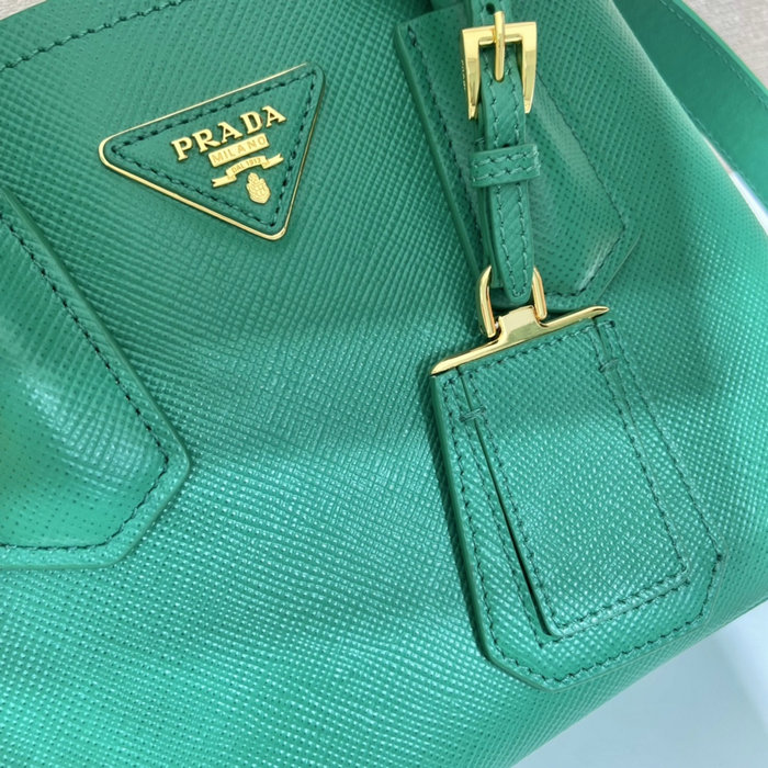 Prada Double Saffiano leather mini bag Green 1BG443