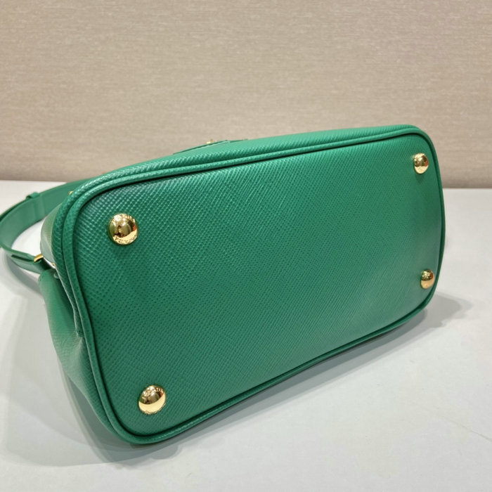 Prada Double Saffiano leather mini bag Green 1BG443