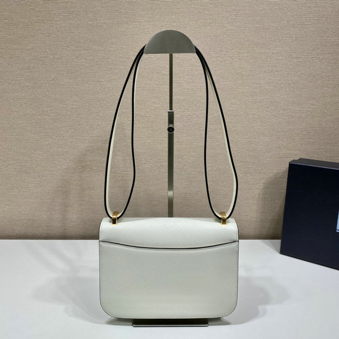 Prada Embleme Saffiano shoulder bag White 1BD320