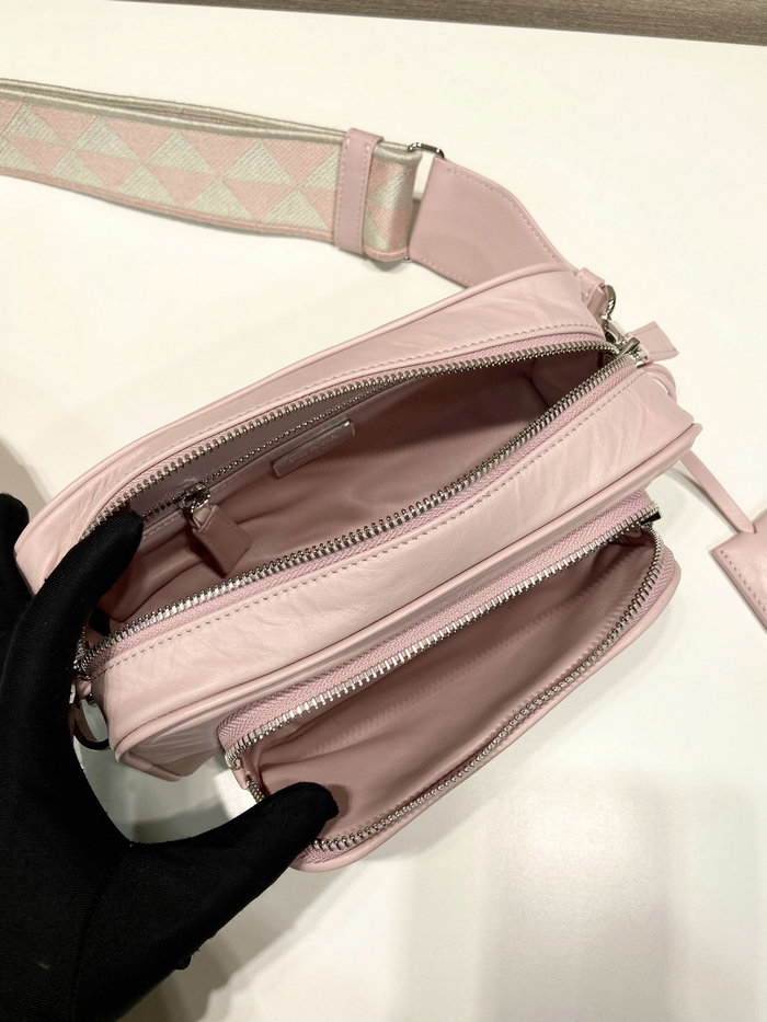 Prada multi-pocket shoulder bag Alabaster Pink 1BH198