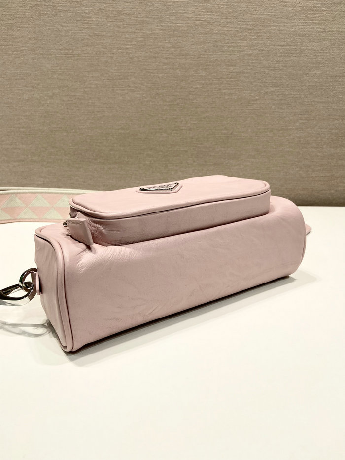 Prada multi-pocket shoulder bag Alabaster Pink 1BH198