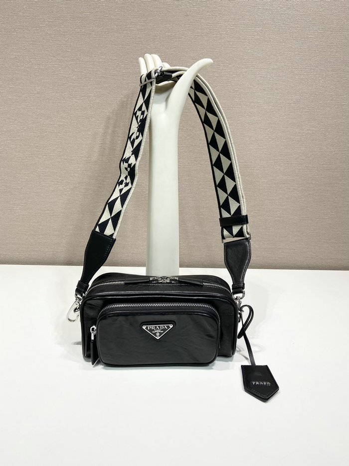 Prada multi-pocket shoulder bag Black 1BH198