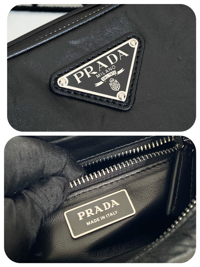 Prada multi-pocket shoulder bag Black 1BH198