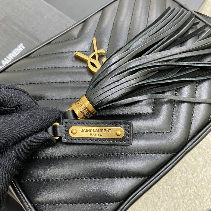 Saint Laurent Lou Camera Bag Black with Gold 520534