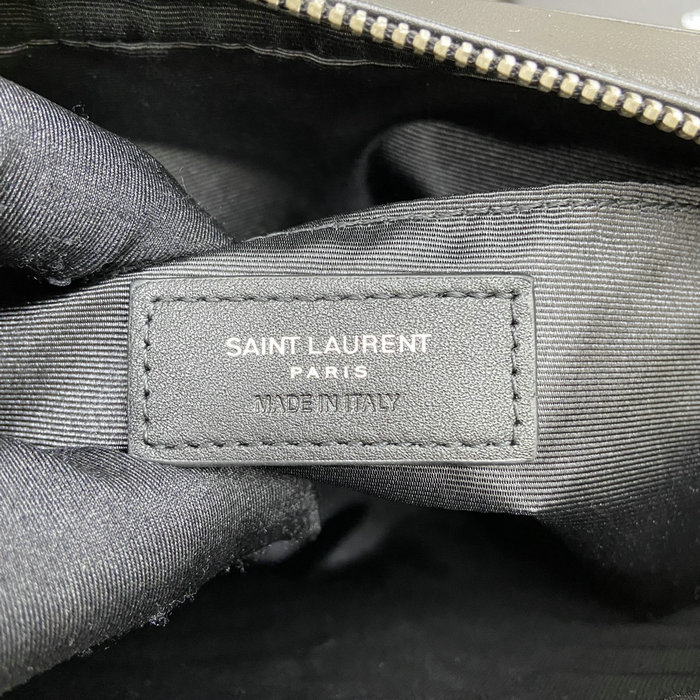 Saint Laurent Lou Camera Bag Black with Silver 520534
