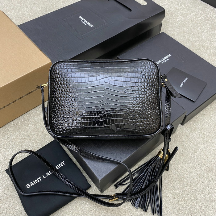 Saint Laurent Lou Camera Bag Crocodile 520534