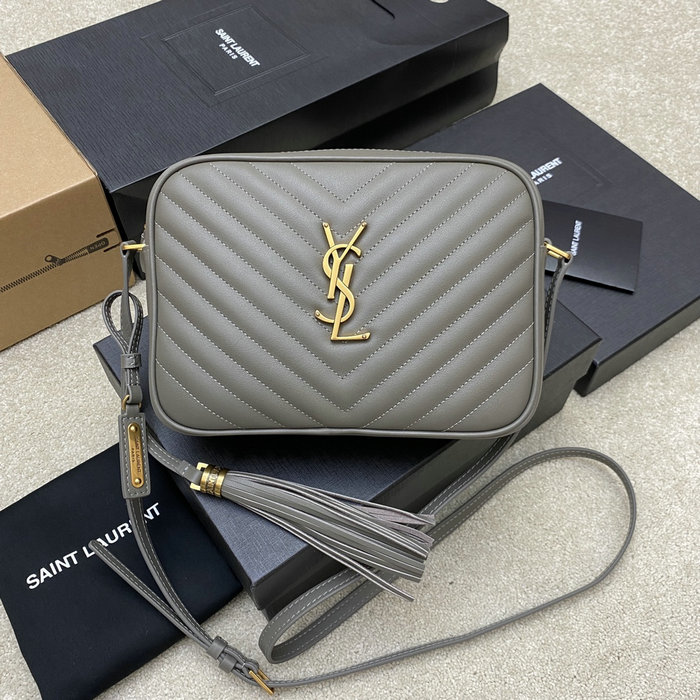 Saint Laurent Lou Camera Bag Grey 520534