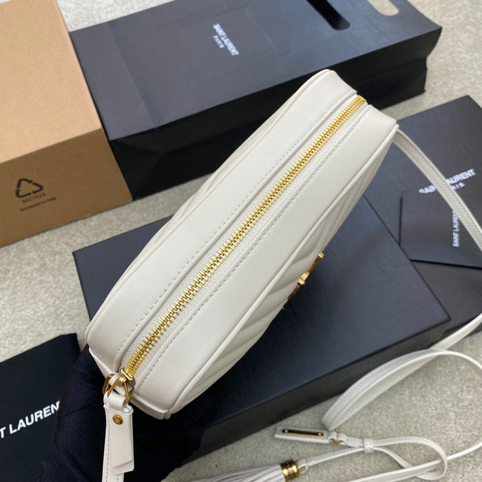 Saint Laurent Lou Camera Bag White 520534