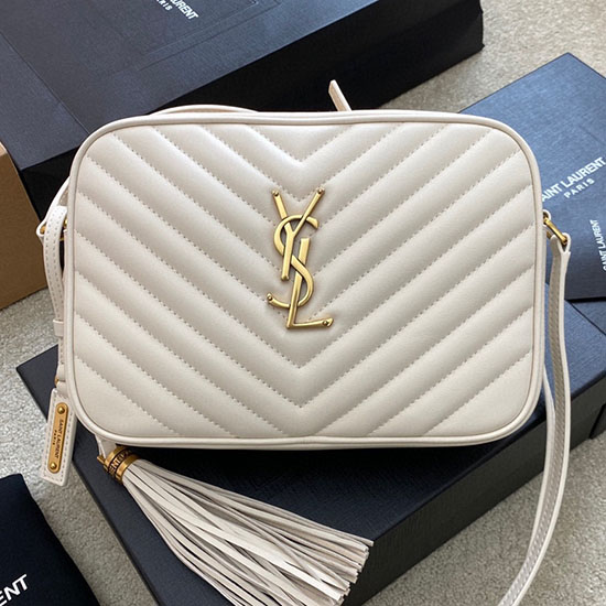 Saint Laurent Lou Camera Bag White 520534