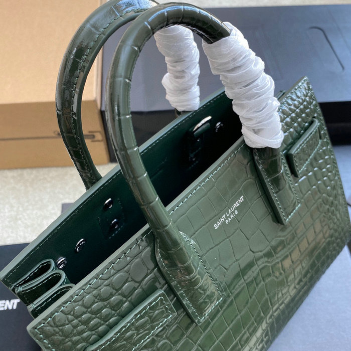 Saint Laurent Sac De Jour Nano Bag Green 392035