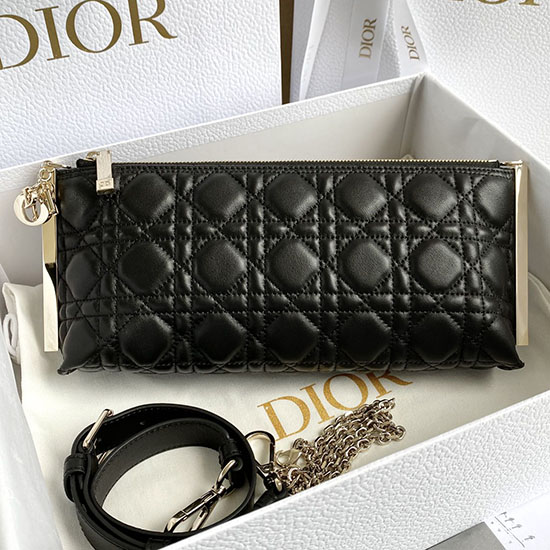 Dior Cannage Lambskin Club Bag Black M2252