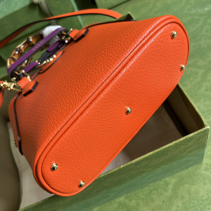 Gucci Diana mini tote bag Orange 715775