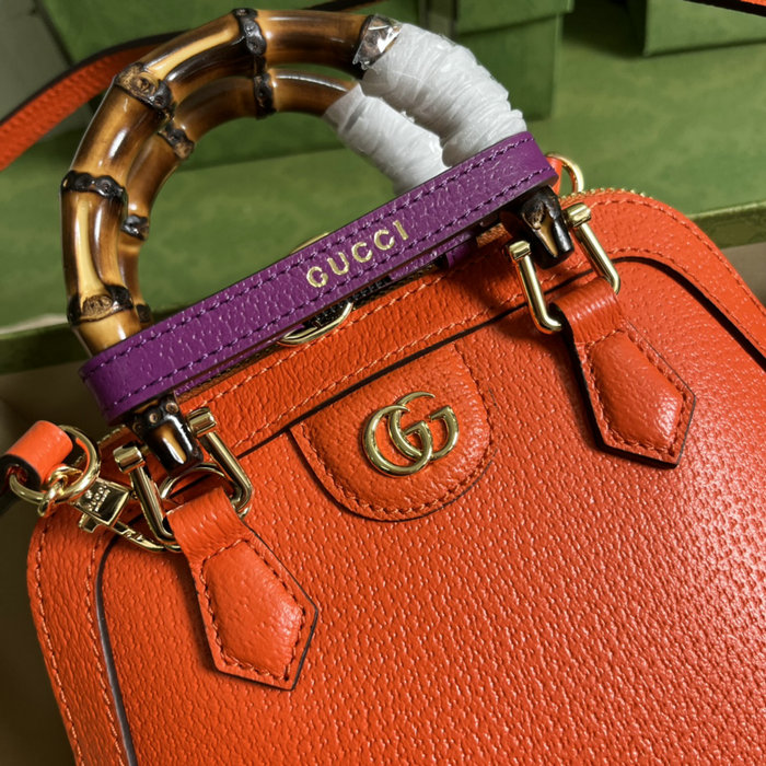 Gucci Diana mini tote bag Orange 715775