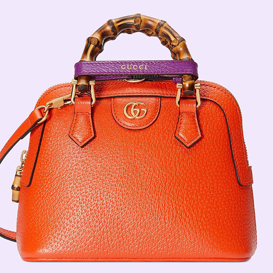 Gucci Diana mini tote bag Orange 715775