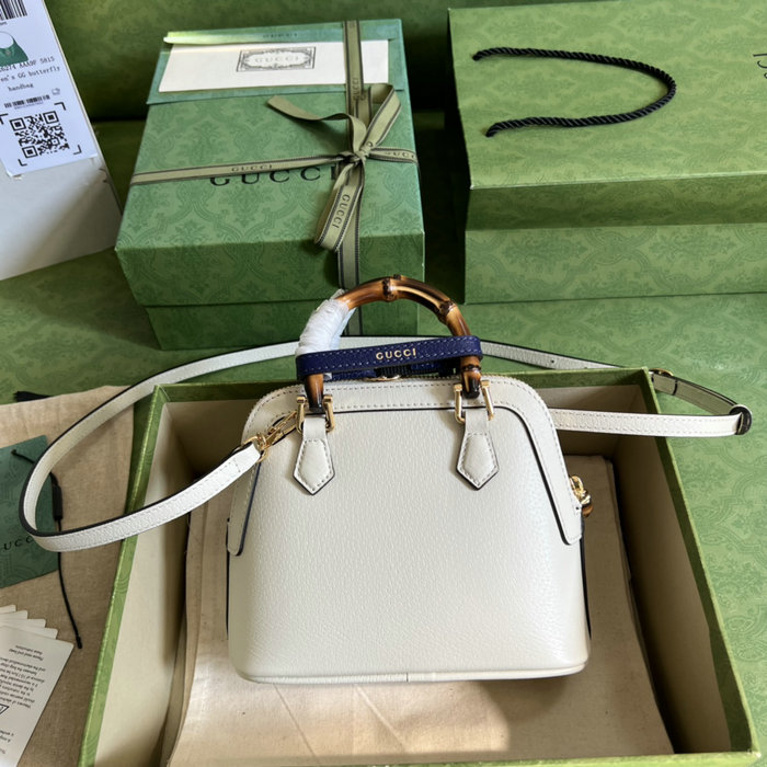 Gucci Diana mini tote bag White 715775