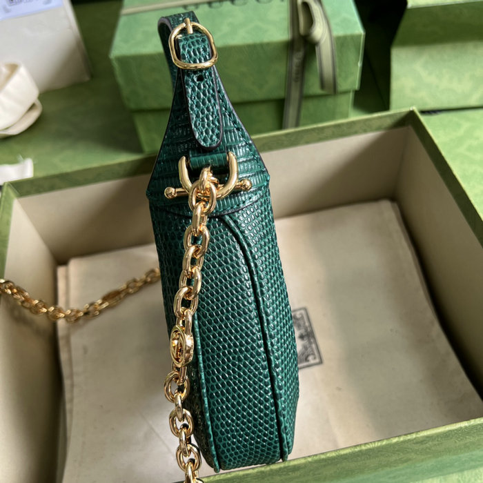 Gucci Jackie 1961 lizard mini bag Green 675799